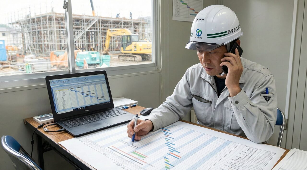 工期短縮・スケジュール調整のコツとリスク管理